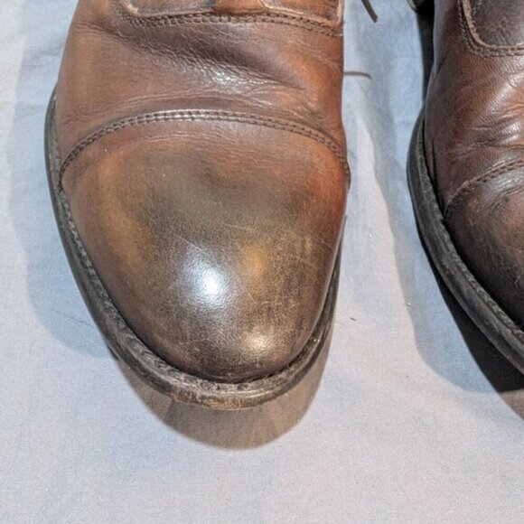 To Boot New York Adam Derrick Brown Leather Derby Shoes Men Size 9 - Picture 3 of 10